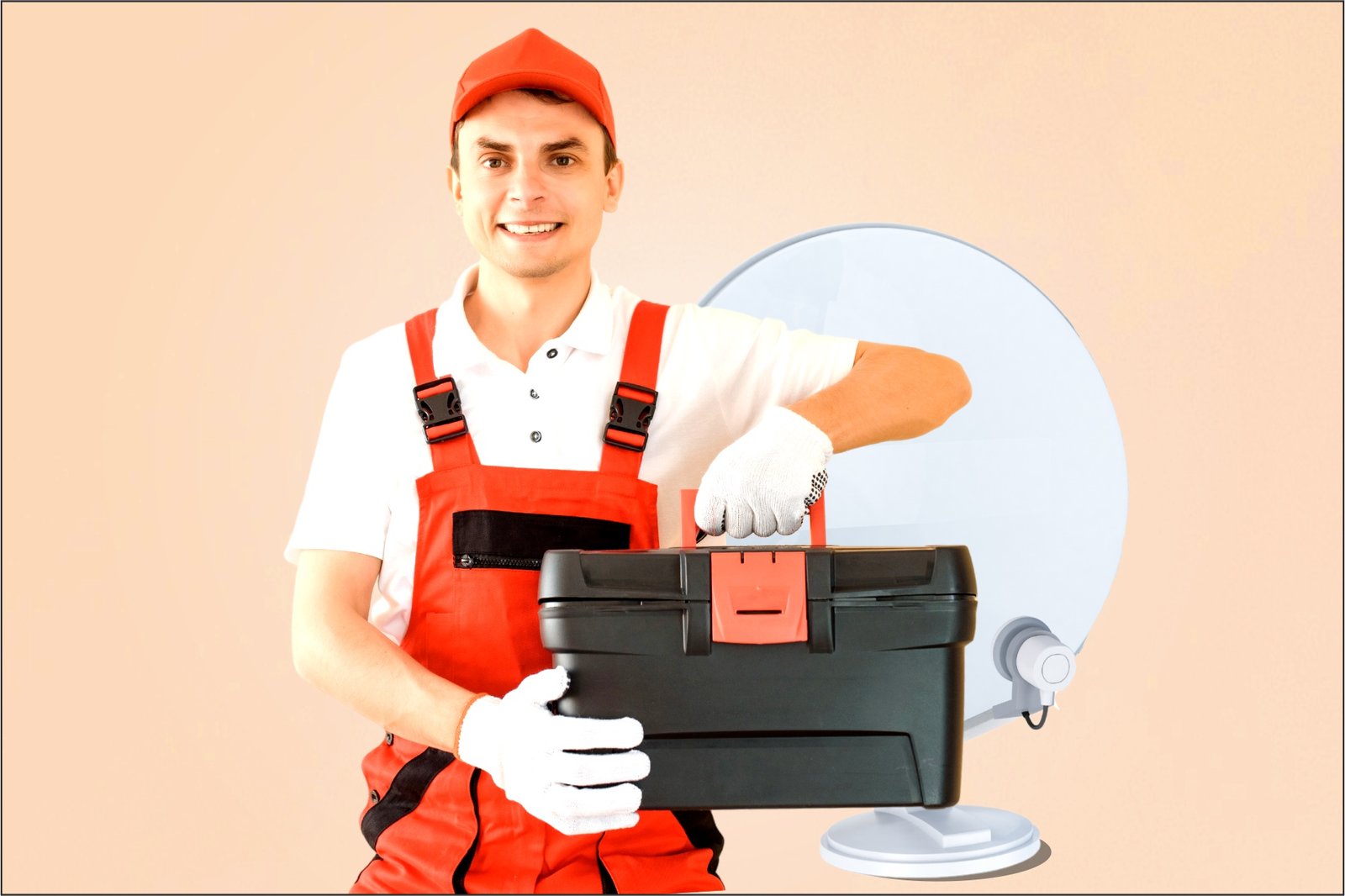 Dish Antenna Installation with Service Bhaiya